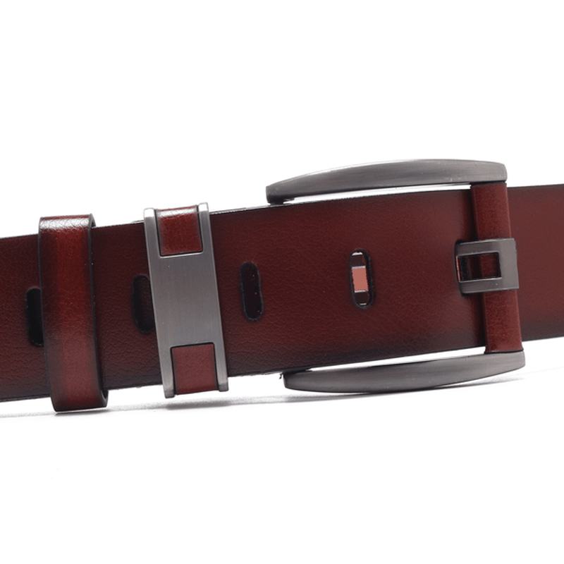 108 cm Business Buckle Skórzany Pasek Zwykły Pasek