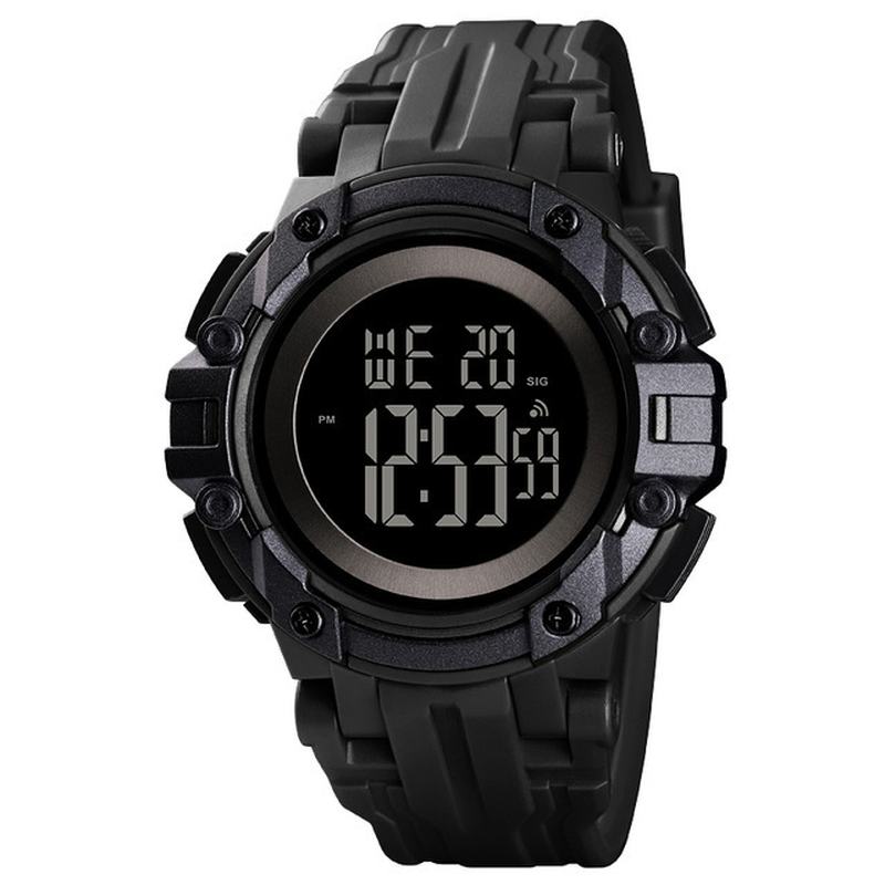 Alarm Chronograph Luminous 5atm Sportowy Męski Zegarek Sportowy W Stylu Wojskowym