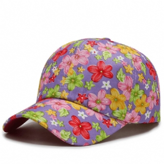 All-match Cotton Sunshade Small Floral CZapka Z Daszkiem