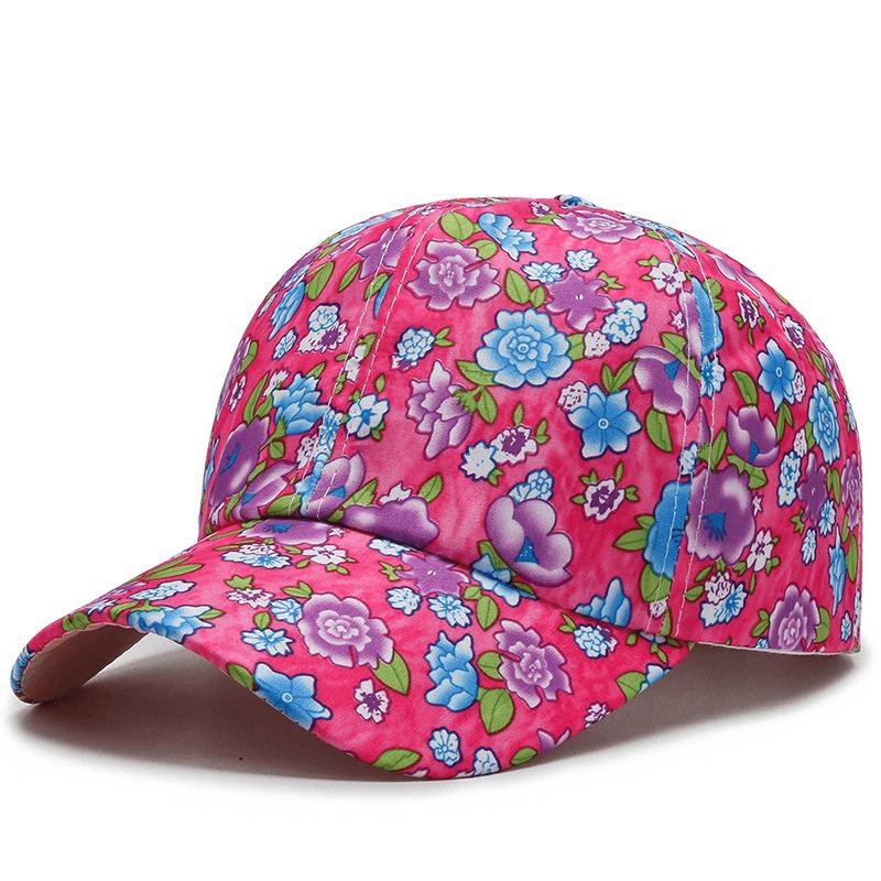 All-match Cotton Sunshade Small Floral CZapka Z Daszkiem