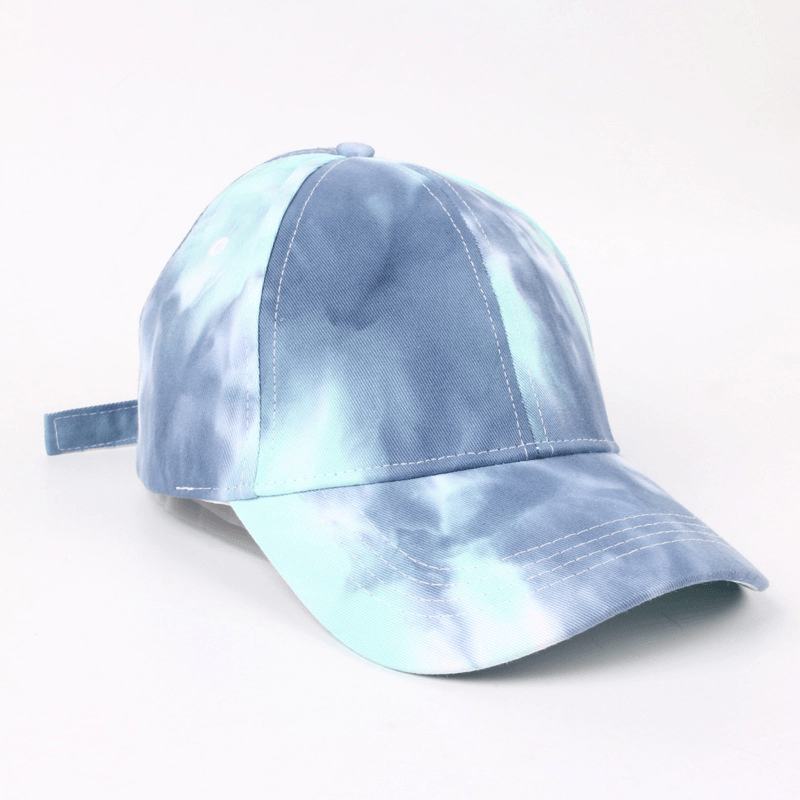 Amerykańska CZapka Z Daszkiem Męska CZapka Transgraniczna Tie-dye Moda Outdoor Hat Damska Duża CZapka