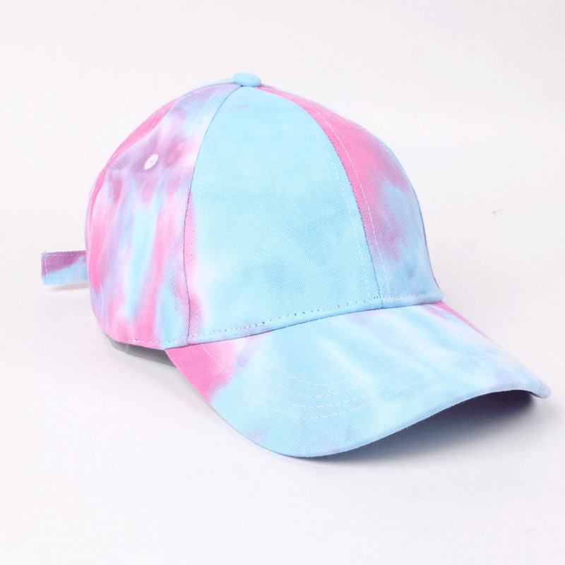 Amerykańska CZapka Z Daszkiem Męska CZapka Transgraniczna Tie-dye Moda Outdoor Hat Damska Duża CZapka