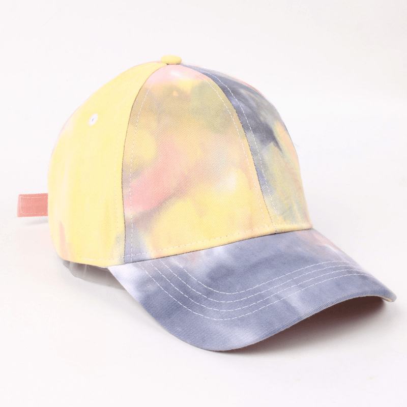 Amerykańska CZapka Z Daszkiem Męska CZapka Transgraniczna Tie-dye Moda Outdoor Hat Damska Duża CZapka