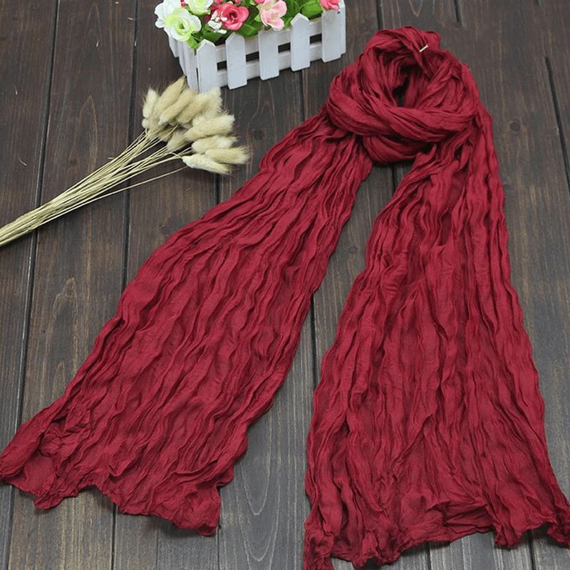 Bali Pure Cotton Yarn Fold Szalik Dla Dzieci Candy Color Autumn