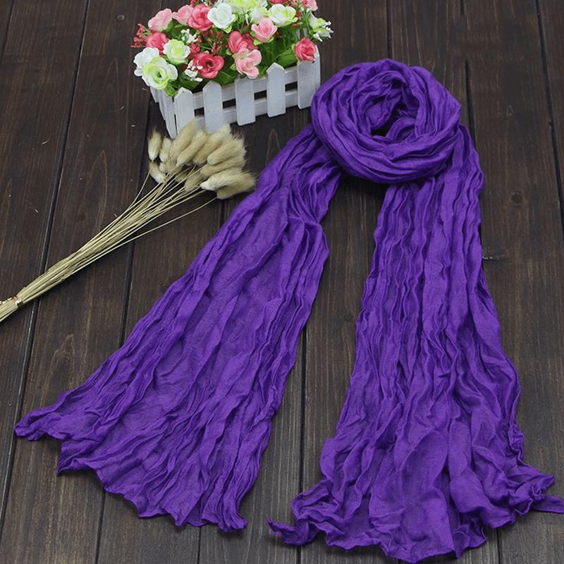 Bali Pure Cotton Yarn Fold Szalik Dla Dzieci Candy Color Autumn