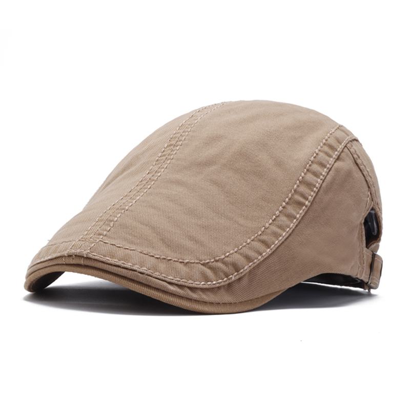 Bawełniane Regulowane Berety Malarza CZapki Retro Outdoor Peaked Forward Hat