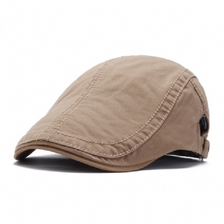 Bawełniane Regulowane Berety Malarza CZapki Retro Outdoor Peaked Forward Hat