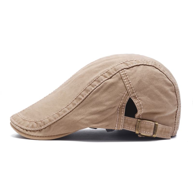 Bawełniane Regulowane Berety Malarza CZapki Retro Outdoor Peaked Forward Hat