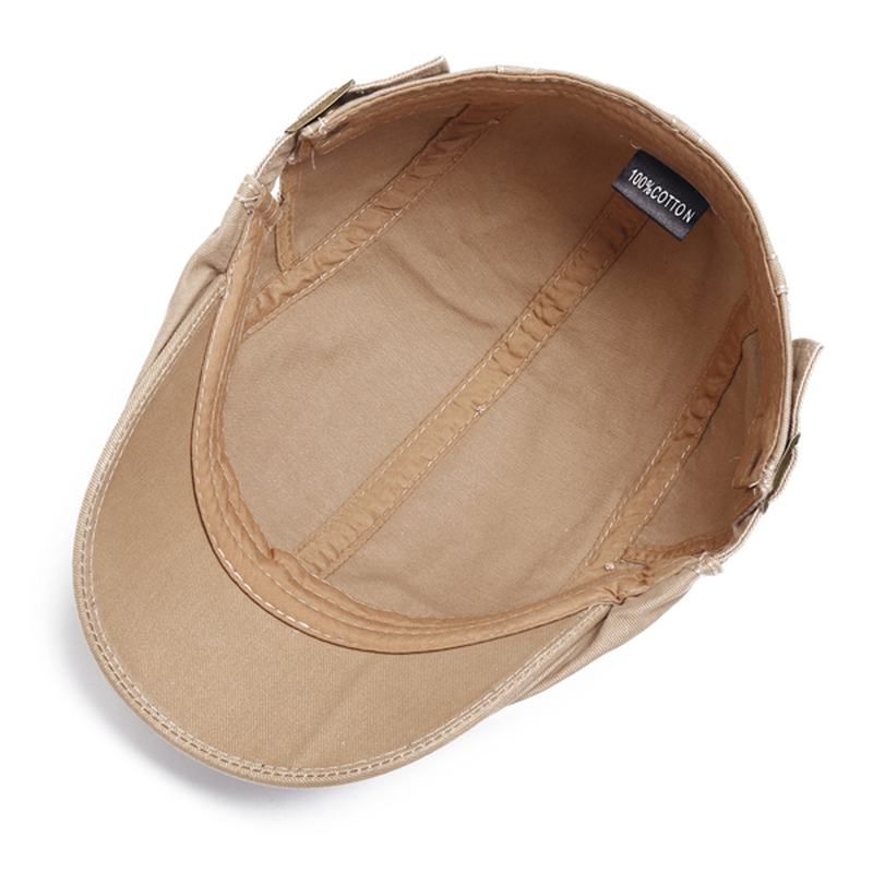 Bawełniane Regulowane Berety Malarza CZapki Retro Outdoor Peaked Forward Hat