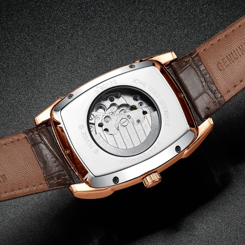 Biznesowy Męski Zegarek Na Rękę Wyświetlacz Daty Moonphase Automatyczny Zegarek Mechaniczny