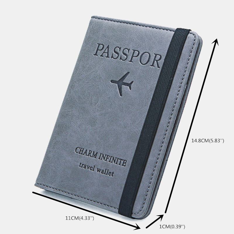 Blokowanie Podróżnych Wielofunkcyjnych Gniazd Na Karty Portfel Do Przechowywania Paszportów