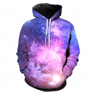 Bluza Z Długim Rękawem Z Cyfrową Kieszenią Starry Sky