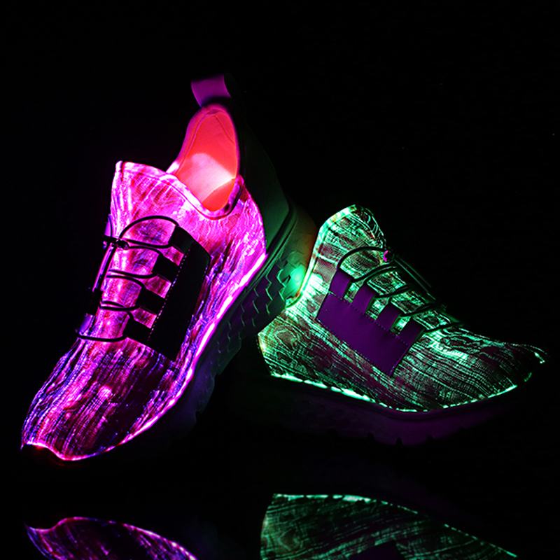 Buty Duże Rozmiary Męskie Usb Kolorowe Lekkie Buty Outdoor Sport Casual Shoes Sneakers