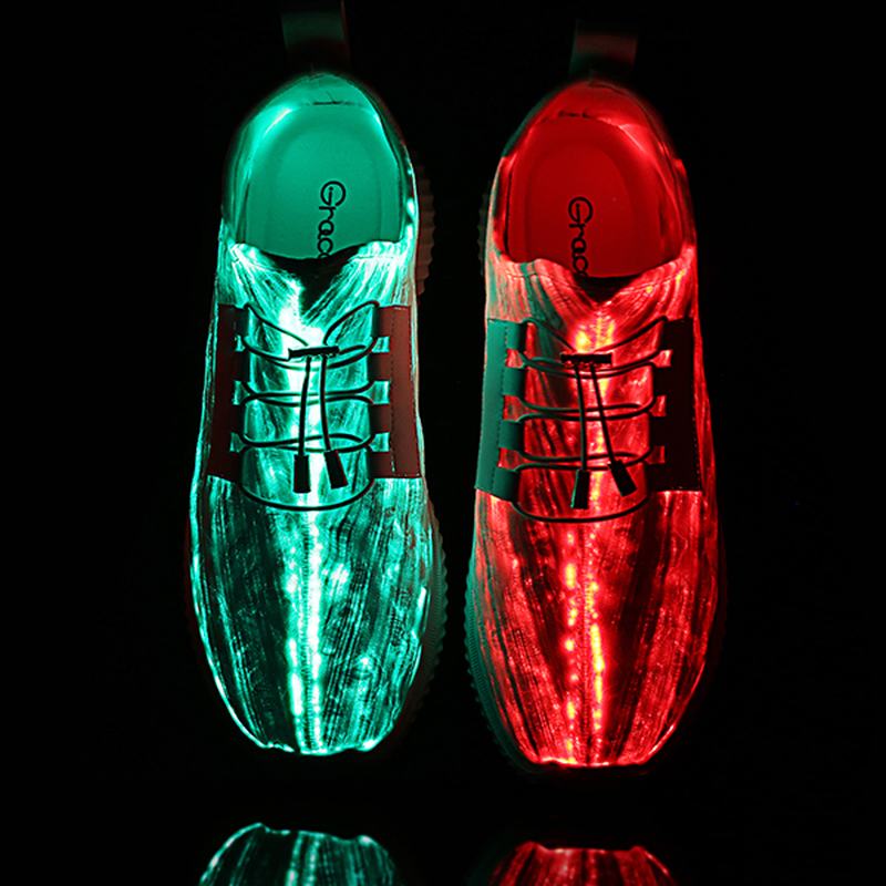 Buty Duże Rozmiary Męskie Usb Kolorowe Lekkie Buty Outdoor Sport Casual Shoes Sneakers