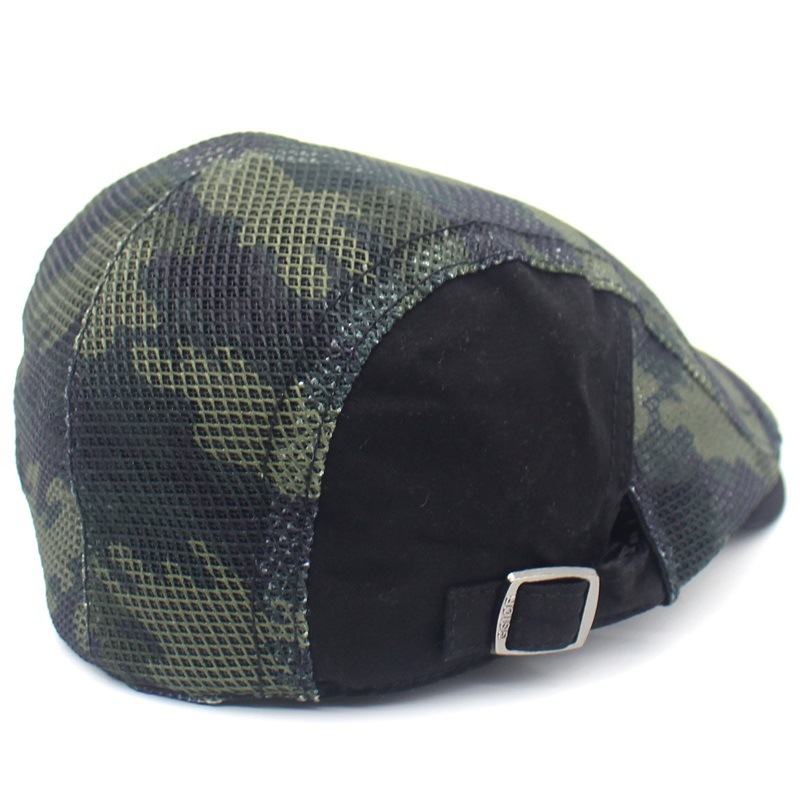 Camouflage Mesh Cloth Beret Dla Mężczyzn I Kobiet Na Co Dzień