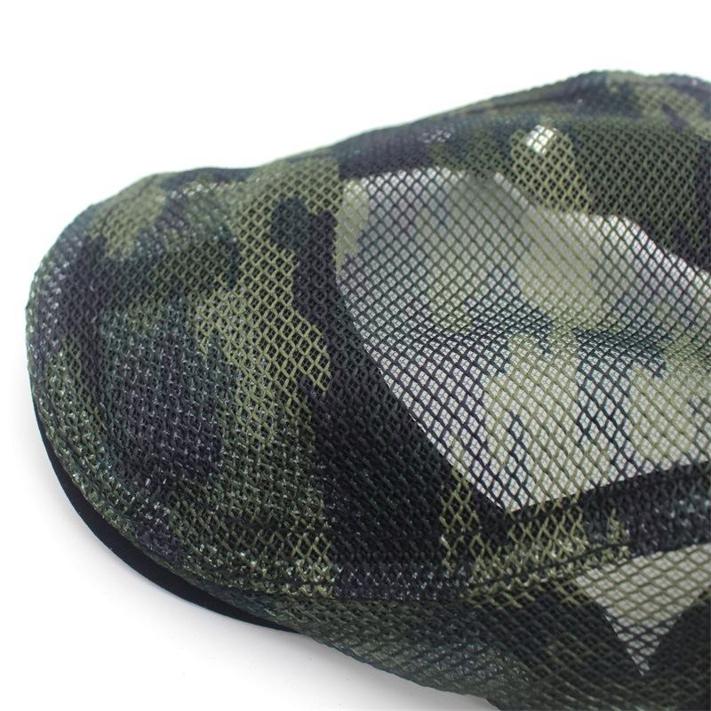 Camouflage Mesh Cloth Beret Dla Mężczyzn I Kobiet Na Co Dzień