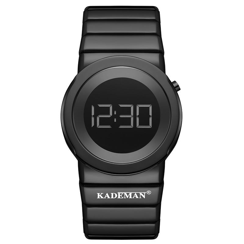 Casual Damskie Watch 3atm Wodoodporny Pasek Ze Stali Nierdzewnej Led Cyfrowy Zegarek