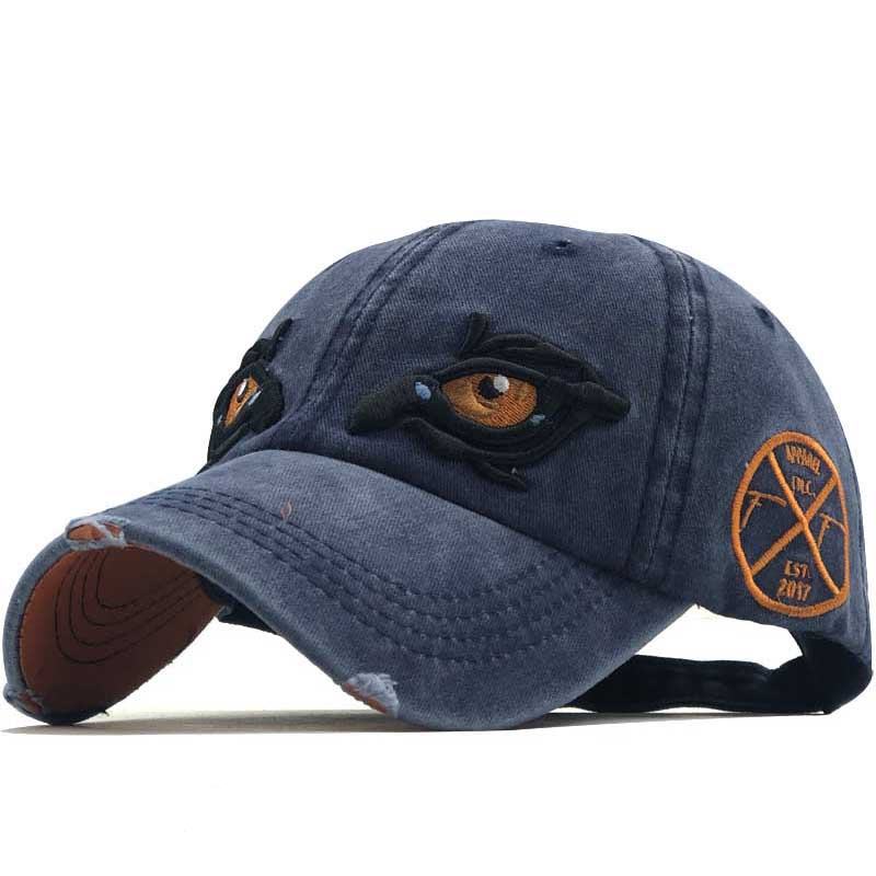 Cross Border Nowa CZapka Z Daszkiem Na Wiosnę Haftowana CZapka W Eyes Sun Proof Cap W Lecie