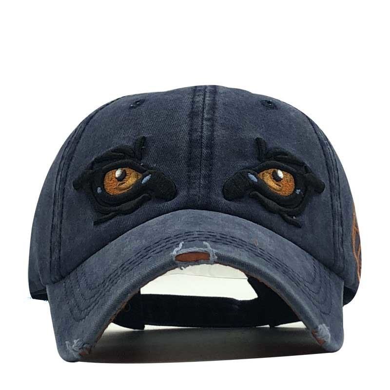 Cross Border Nowa CZapka Z Daszkiem Na Wiosnę Haftowana CZapka W Eyes Sun Proof Cap W Lecie