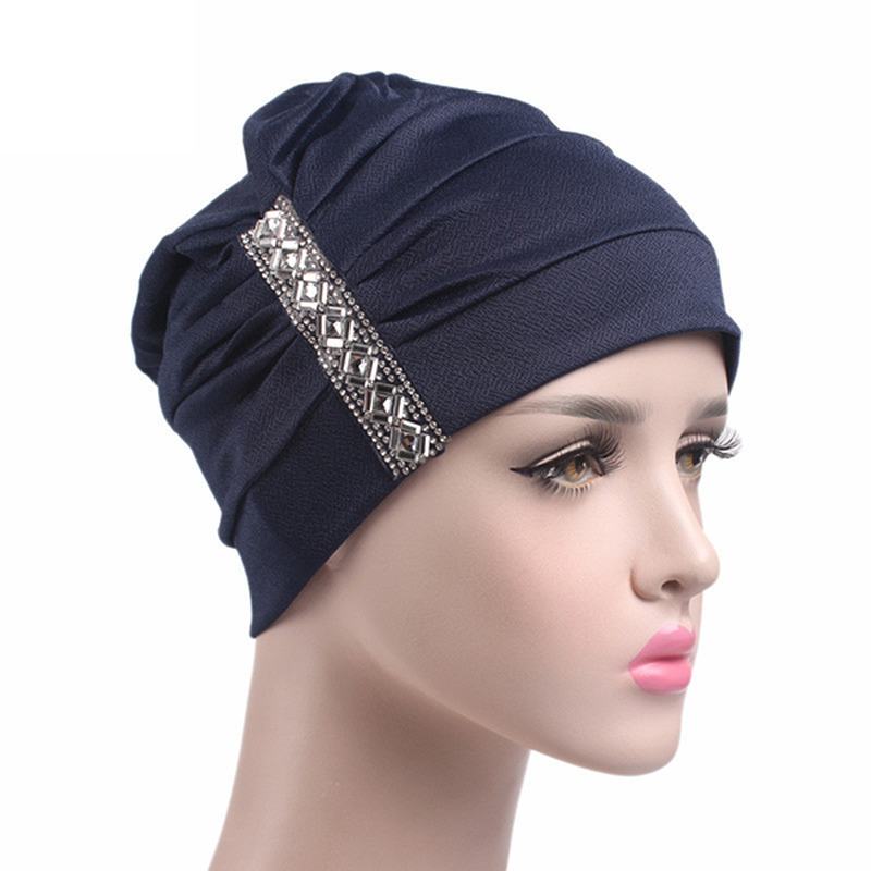 CZapka Damska Chemo Soft Muslem Etniczna CZapka Turban Do Spania CZapka Na Głowę Dla Pacjentów Z Rakiem