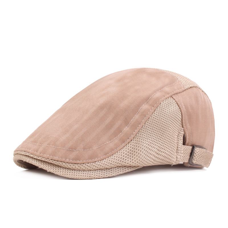 CZapka Dla Mężczyzn Wentylacja Mesh Hood Youth Stripe Forward Hat Damska Ochrona Przeciwsłoneczna Beret