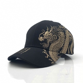 CZapka Z Daszkiem W Stylu Chińskim Moda Dragon Para Sun Hat Outdoor