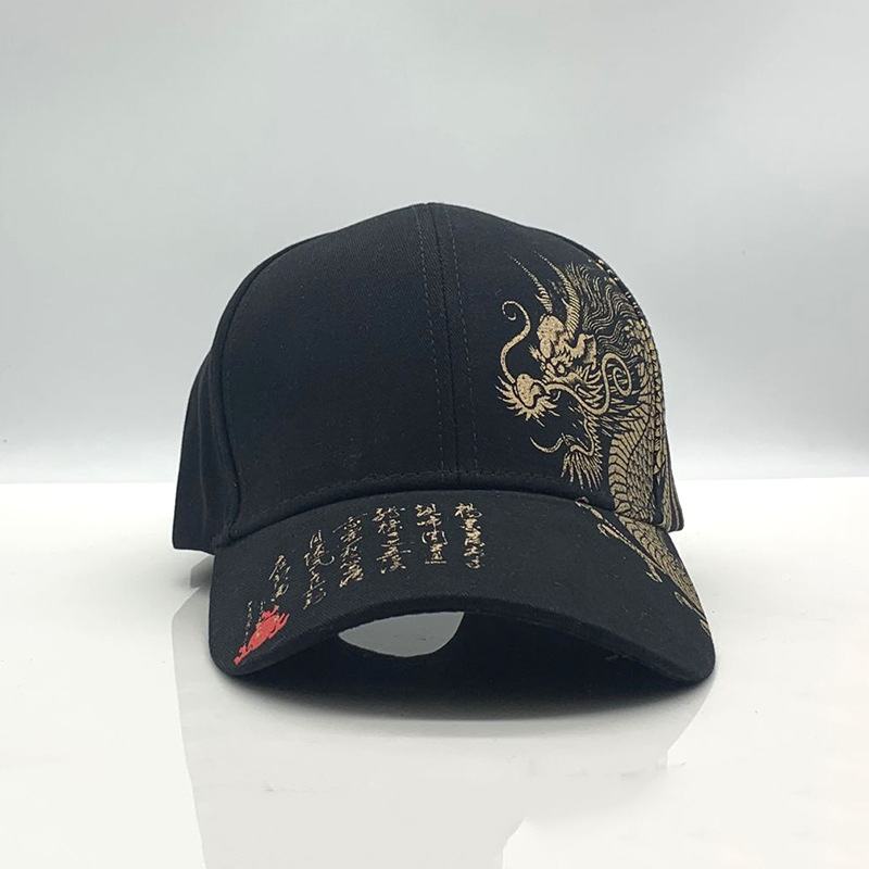 CZapka Z Daszkiem W Stylu Chińskim Moda Dragon Para Sun Hat Outdoor