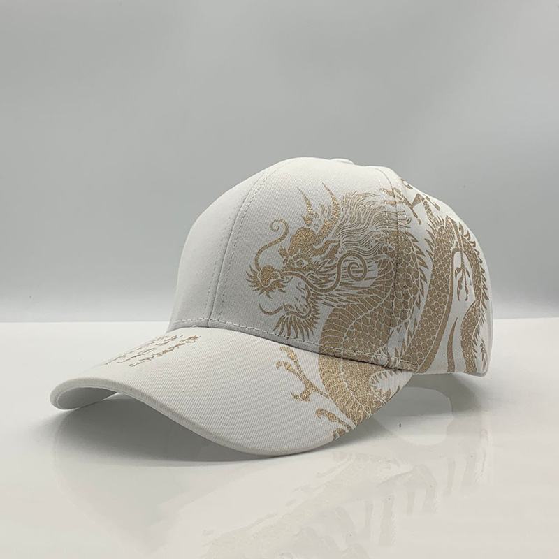 CZapka Z Daszkiem W Stylu Chińskim Moda Dragon Para Sun Hat Outdoor