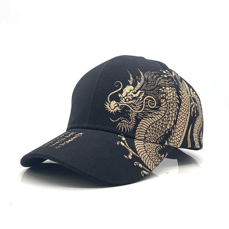 CZapka Z Daszkiem W Stylu Chińskim Moda Dragon Para Sun Hat Outdoor