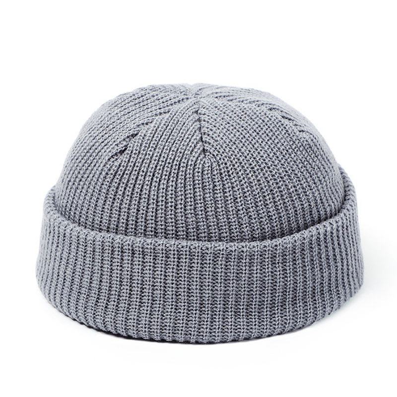 CZapki Z Dzianiny Dla Kobiet Skullcap Męskie Beanie Hat Winter Retro