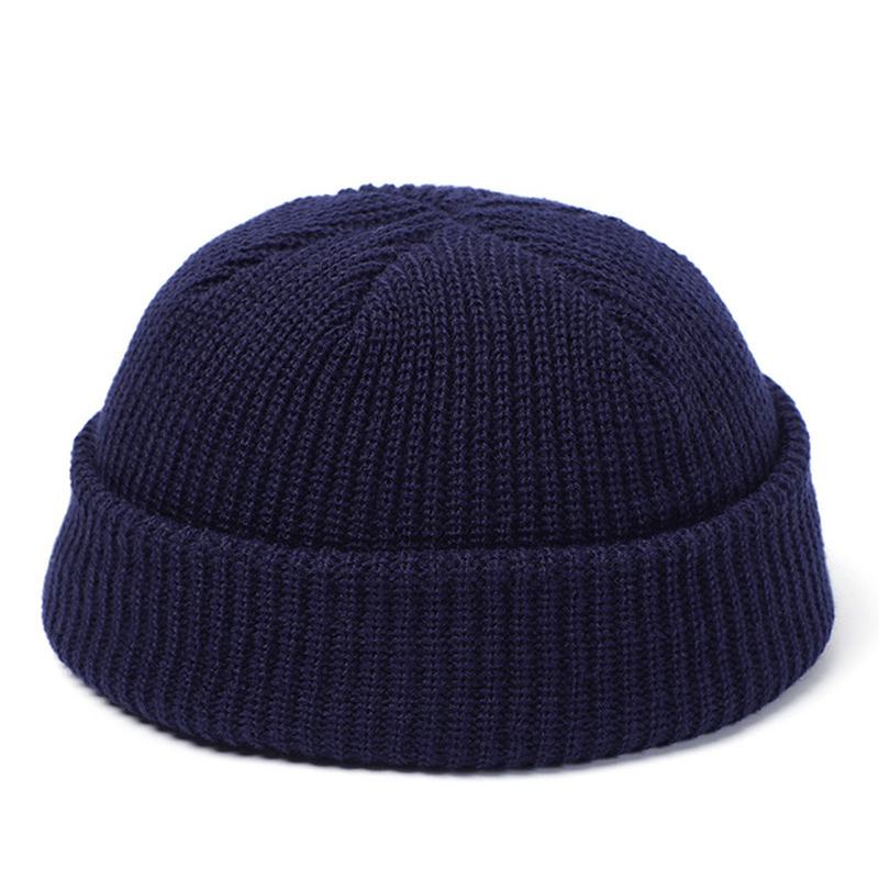 CZapki Z Dzianiny Dla Kobiet Skullcap Męskie Beanie Hat Winter Retro