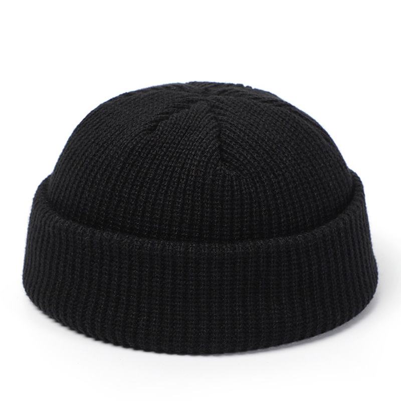 CZapki Z Dzianiny Dla Kobiet Skullcap Męskie Beanie Hat Winter Retro