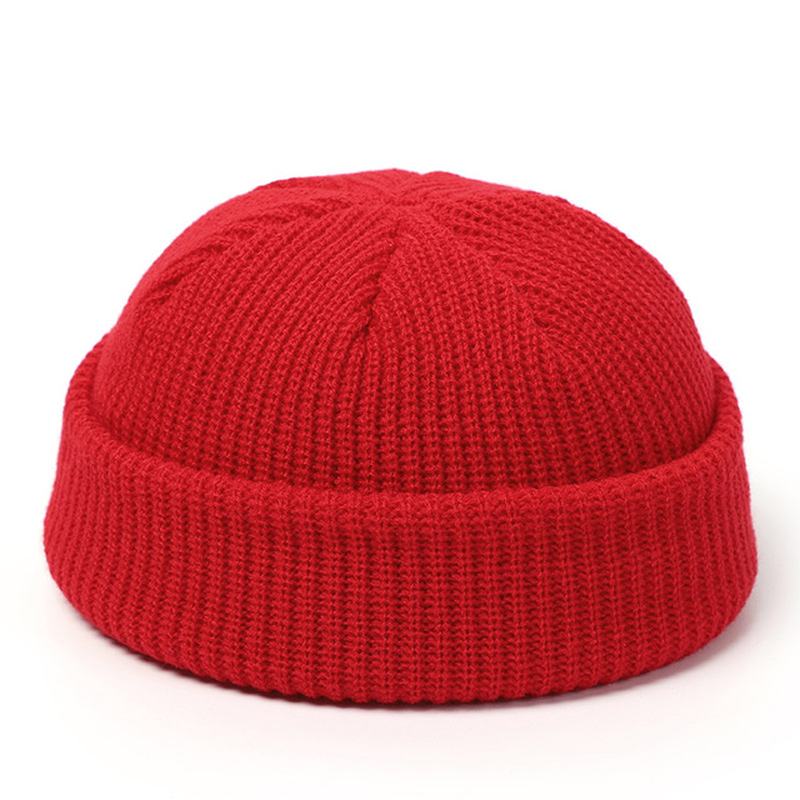 CZapki Z Dzianiny Dla Kobiet Skullcap Męskie Beanie Hat Winter Retro