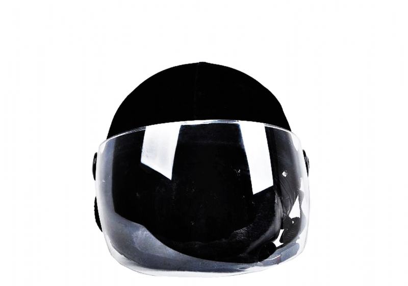 CZarny Zamszowy Kask Jeździecki Unisex