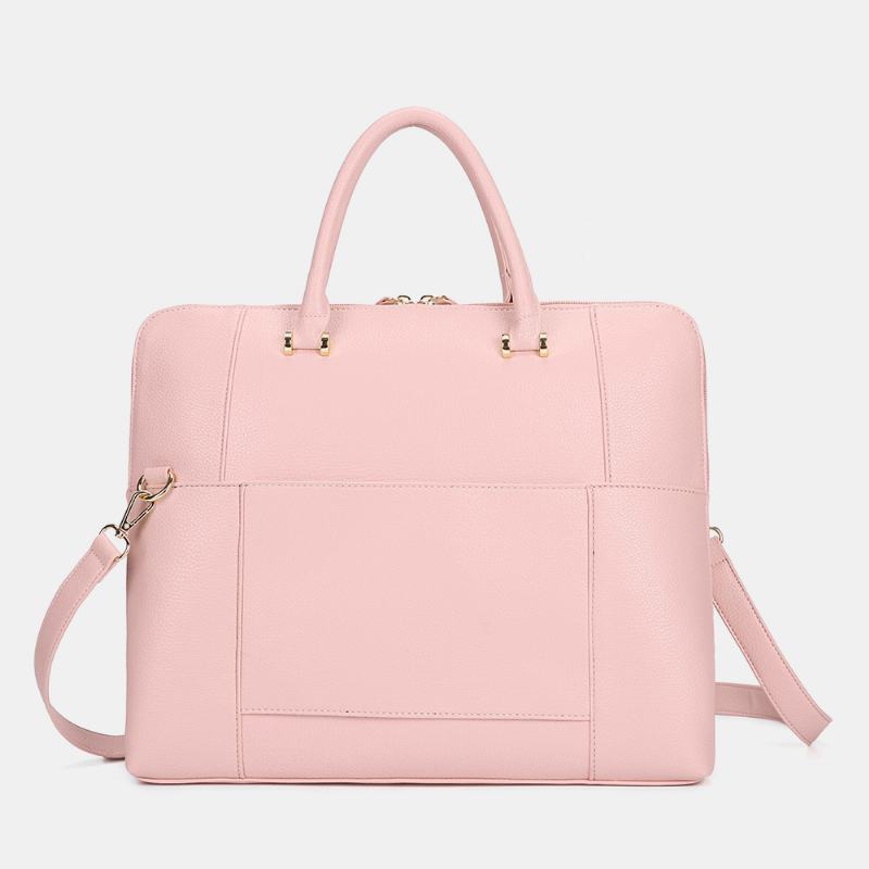 Damska Elegancka Torebka Biznesowa W Paski Wielofunkcyjna Torba Crossbody