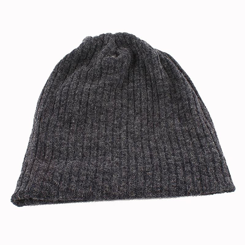 Damska Na Co Dzień Jesienna Ciepła CZapka Dziewiarska Outdoor Solid Skullies Beanies Cap