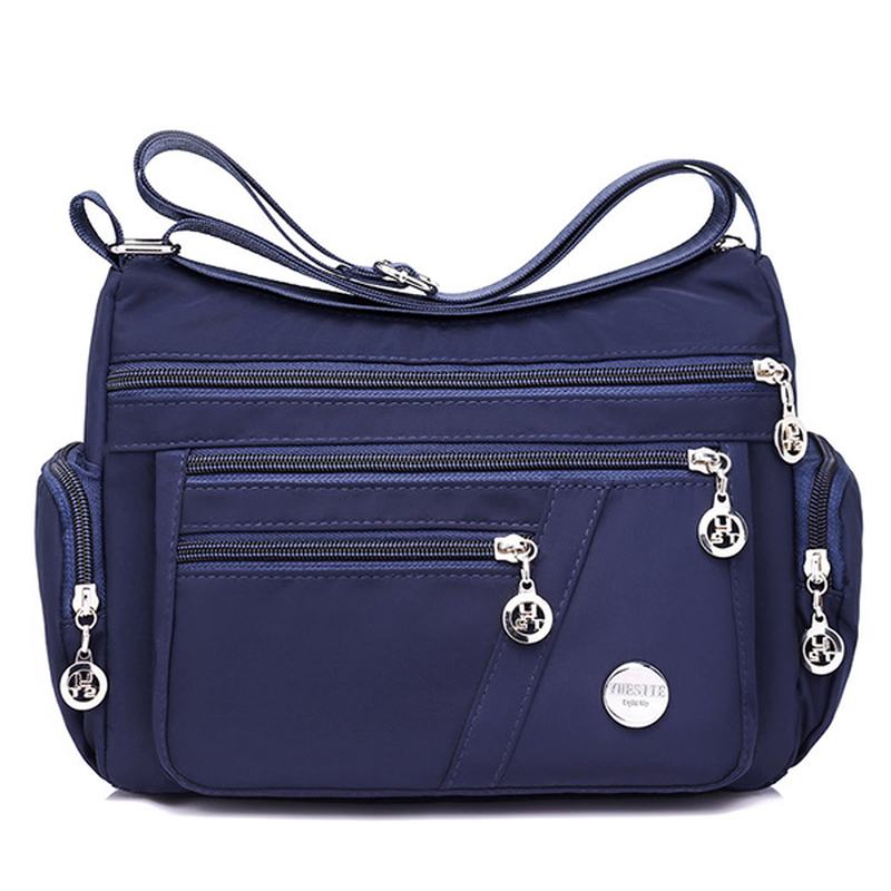 Damska Nylonowa Wodoodporna Torba Na Ramię Crossbody Casual Oryginalna Torba