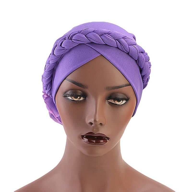 Damska Oddychająca CZapka Turban W Stylu Vintage W Stylu Etnicznym