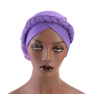 Damska Oddychająca CZapka Turban W Stylu Vintage W Stylu Etnicznym