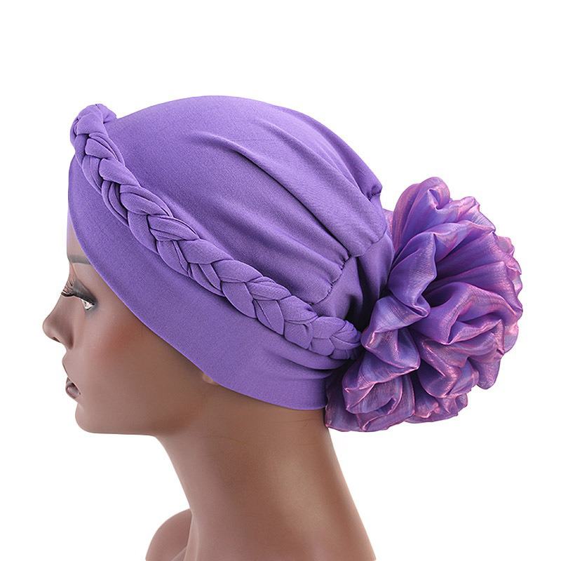 Damska Oddychająca CZapka Turban W Stylu Vintage W Stylu Etnicznym