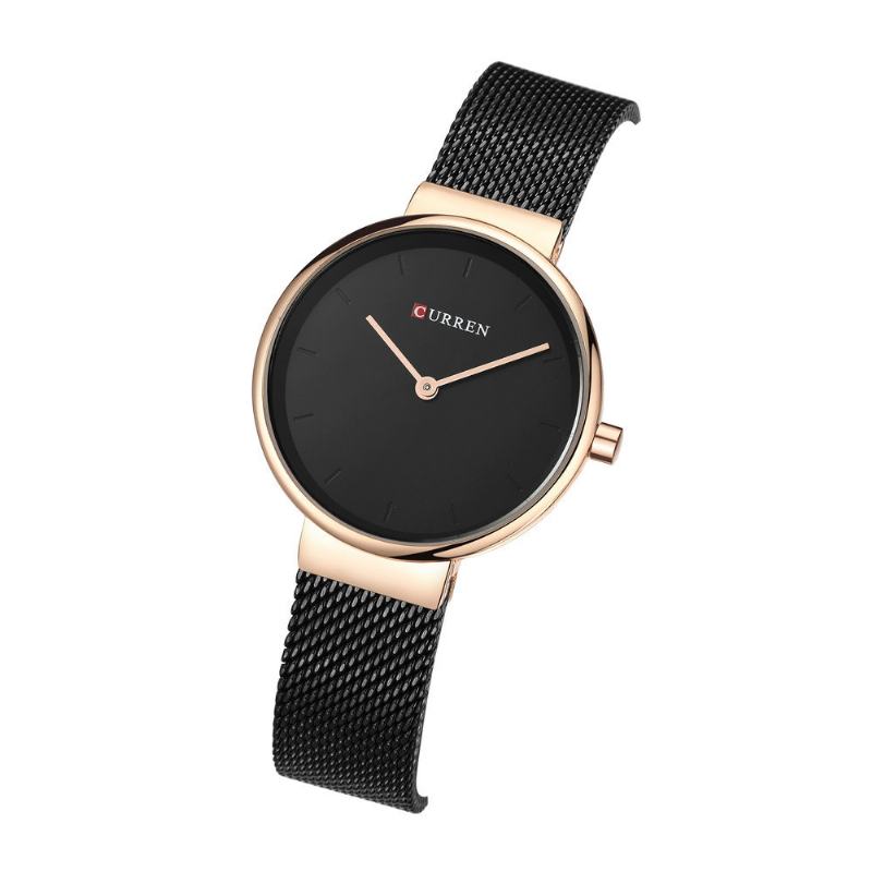 Damski Zegarek Kwarcowy Casual Style Simple Dial Luxury Strap Lady Wristwatch
