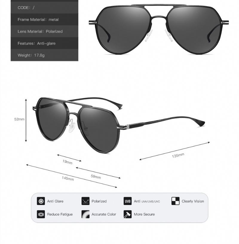 Damskie Aluminiowe Okulary Przeciwsłoneczne Z Magnezem