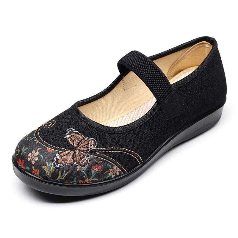 Damskie Antypoślizgowe Elastyczne Mokasyny Mary Jane Flat Loafers