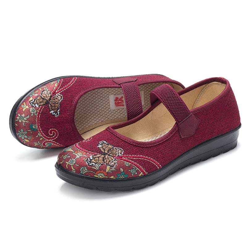 Damskie Antypoślizgowe Elastyczne Mokasyny Mary Jane Flat Loafers