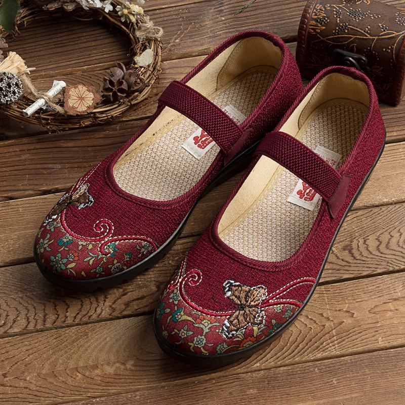 Damskie Antypoślizgowe Elastyczne Mokasyny Mary Jane Flat Loafers