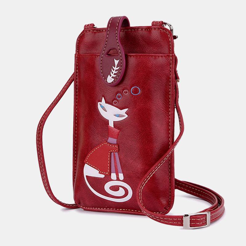 Damskie Casual Moda Beauty Kot Pattern Torba Na Ramię Crossbody Torba Na Zewnątrz