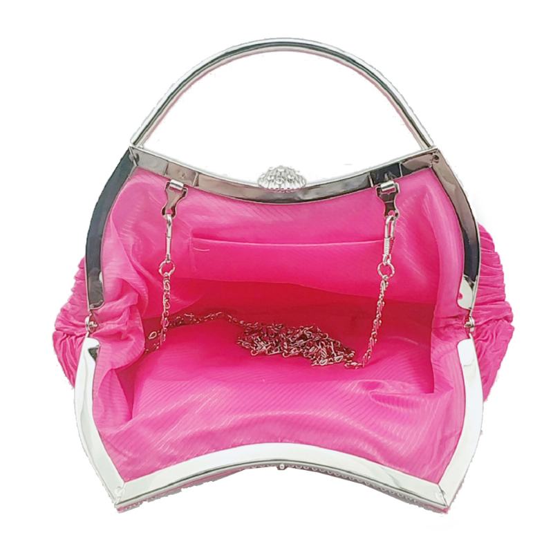Damskie Fold Design Cute Lady Moda Trend Clutch Bag Torebka Wieczorowa