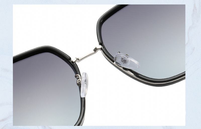 Damskie Klasyczne Metalowe Okulary Przeciwsłoneczne