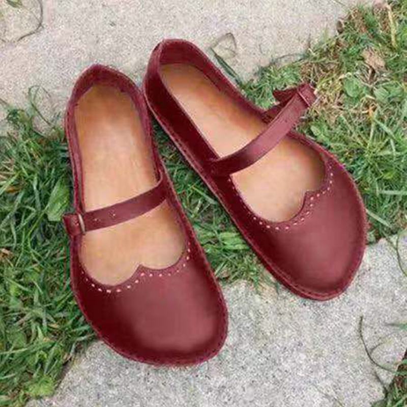 Damskie Mokasyny W Stylu Retro W Dużym Rozmiarze Casual Spring Flats