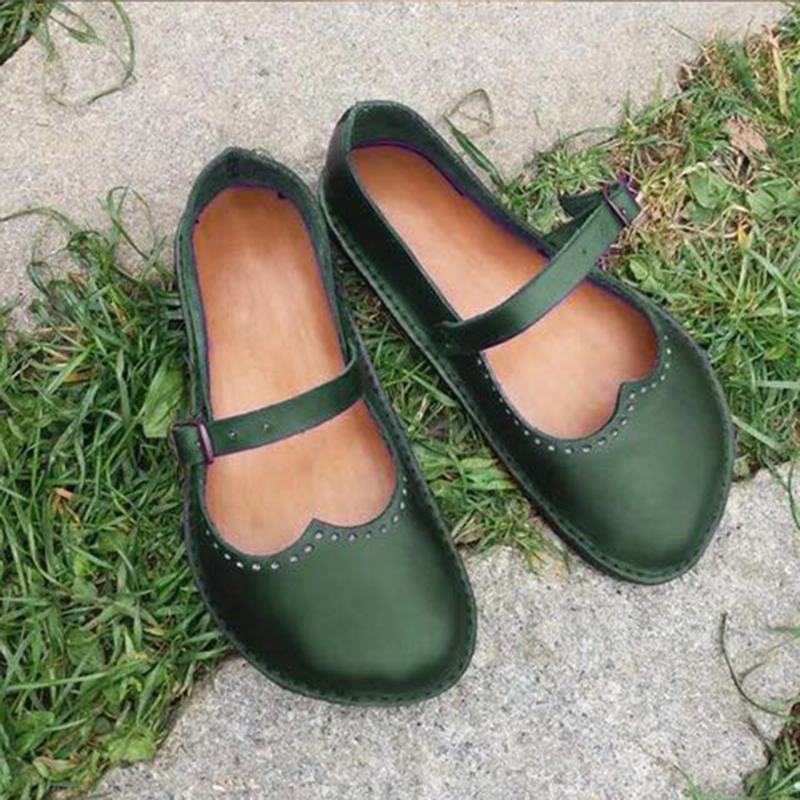 Damskie Mokasyny W Stylu Retro W Dużym Rozmiarze Casual Spring Flats